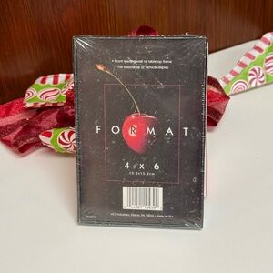 The Container Store Black Easel Picture Frame 4 x 6”